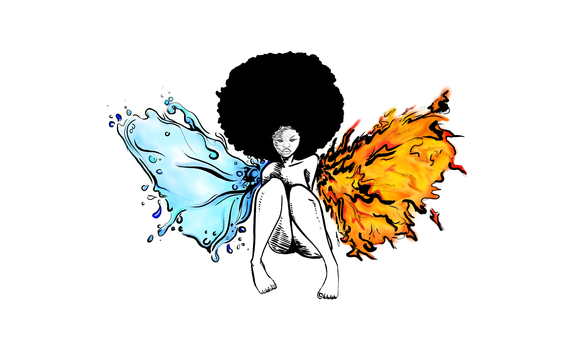 elemental on white